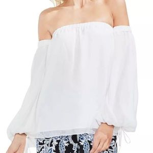 Vince Camuto bubble sleeve top